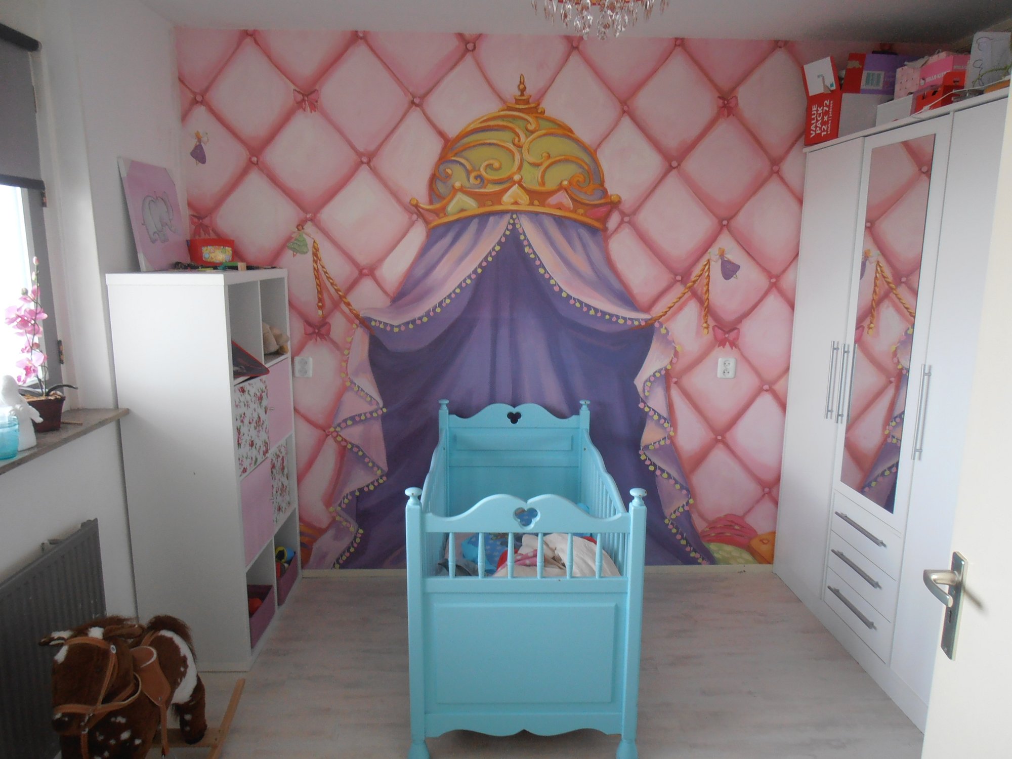 Kinderkamer met prinses fotobehang